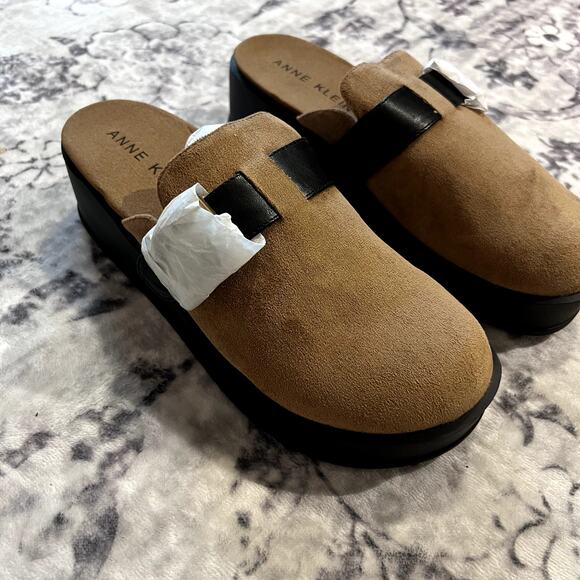 ANNE KLEIN Platform Clog Sz 8.5M - Picture 5 of 7